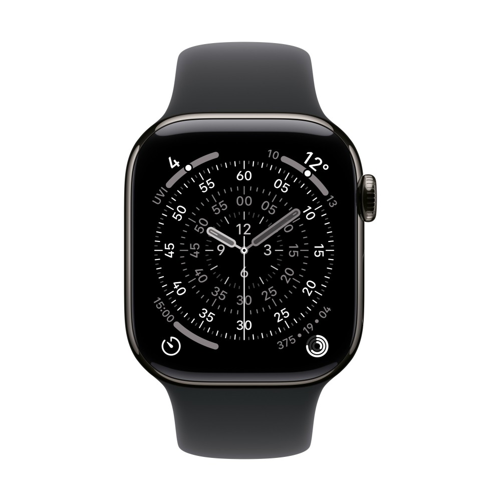 Apple Fluoroelastomer Band Black - M/L | Hardvance Apple Fluoroelastomer Band Black - M/L | Hardvance