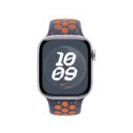Apple Fluoroelastomer Band - Blue/Orange