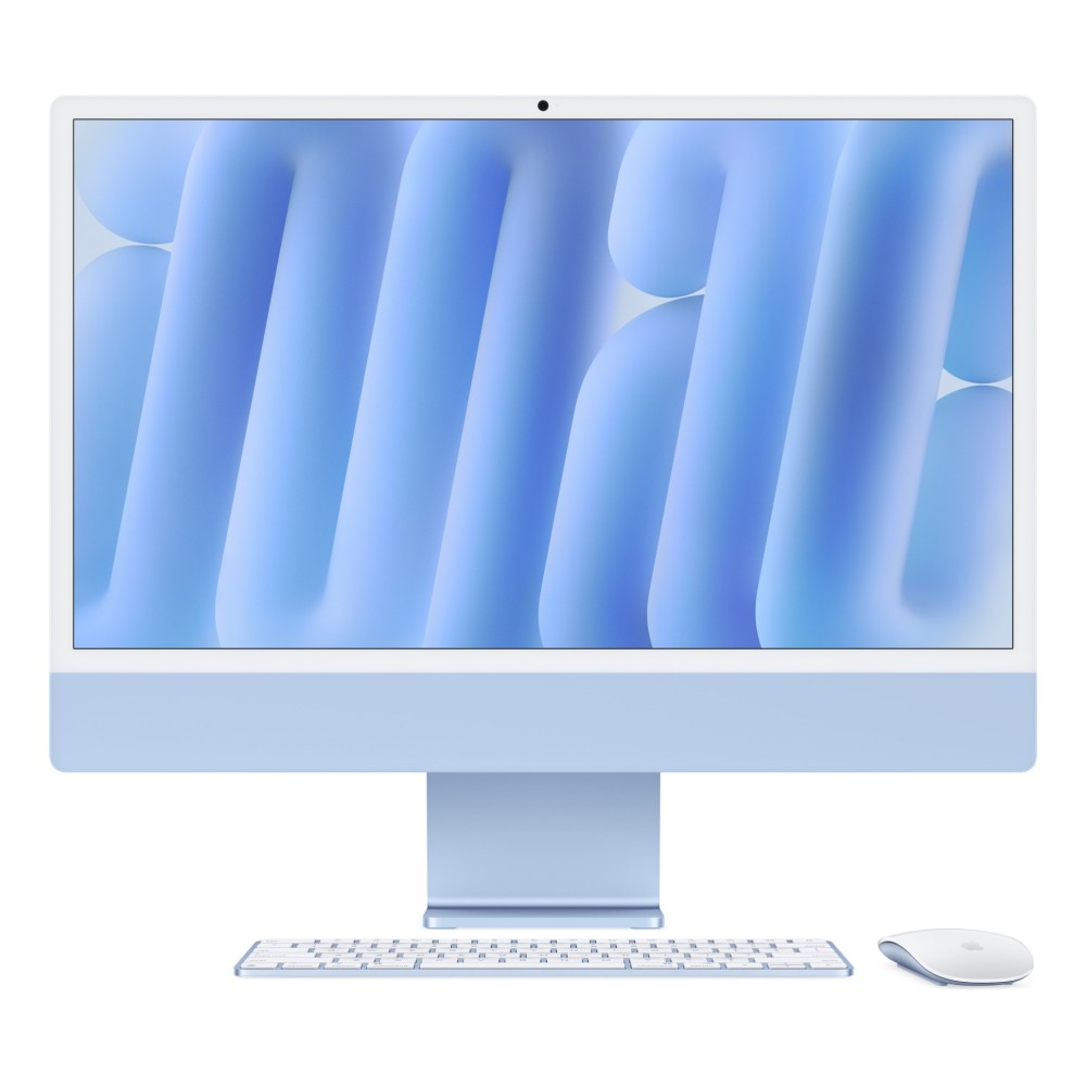Apple iMac 24" (M4, 16GB RAM, 256GB SSD) - Blue