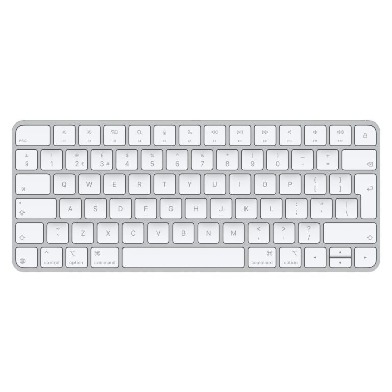 Apple Magic Keyboard Wireless & Wired, USB + Bluetooth, Rechargeable, QWERTY UK English, White
