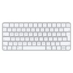 Apple Magic Keyboard with Touch ID for Mac with Apple Silicon, UK English QWERTY, Wireless & Wired, Silver/White