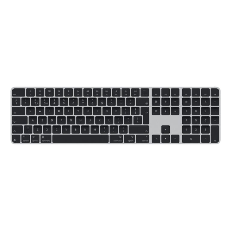 Apple Magic Keyboard with Touch ID, Numeric Keypad, Wireless USB-C + Bluetooth, QWERTY UK English, Black