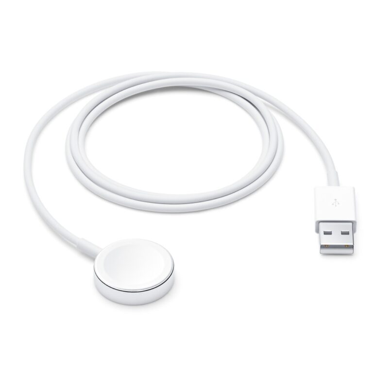 Apple MagSafe Inductive Smartwatch and Headphones USB Charger 1 m White
