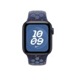 Apple MGA84ZM/A Smart Watch Band, Blue Aluminium, Fluoroelastomer