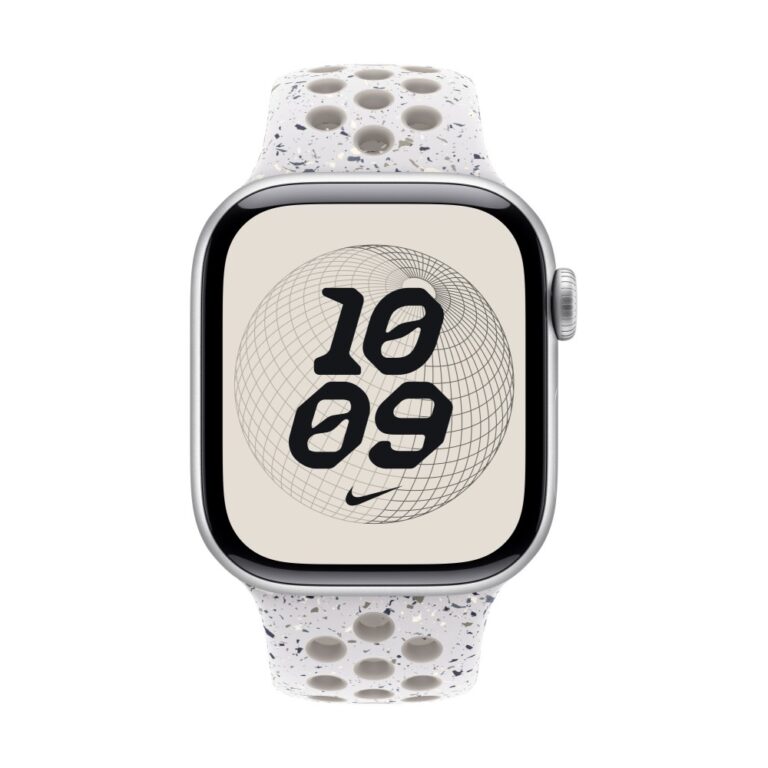 Apple MGAH4ZM/A Smart Watch Band, Grey Aluminium, Fluoroelastomer