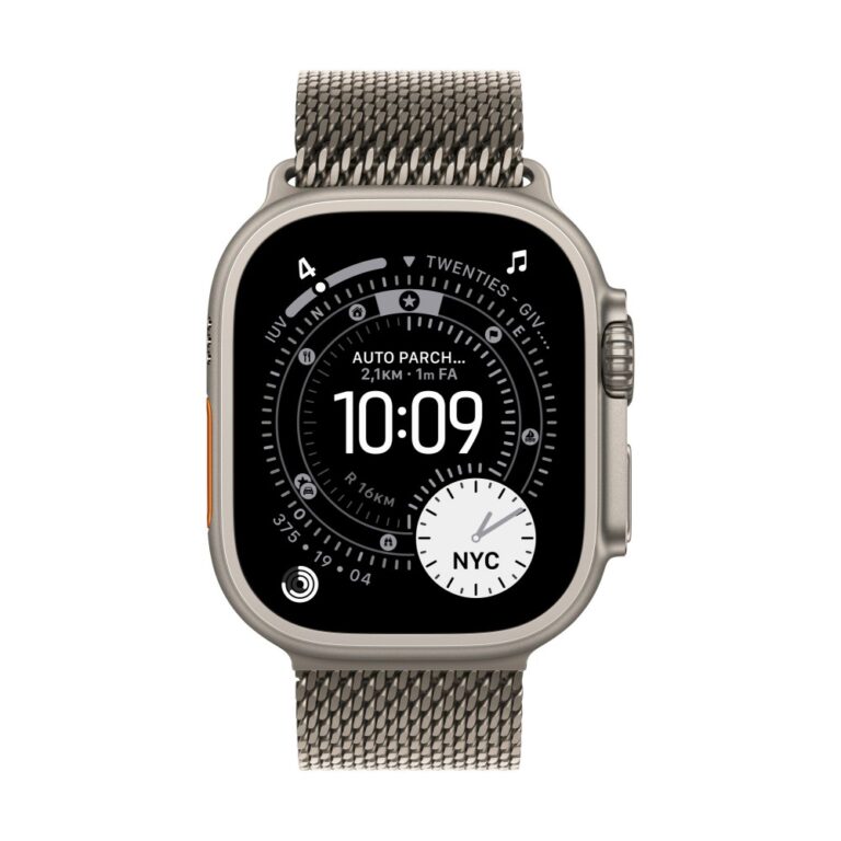 Apple MGHQ4ZM/A Smart Watch Band, Natural Titanium