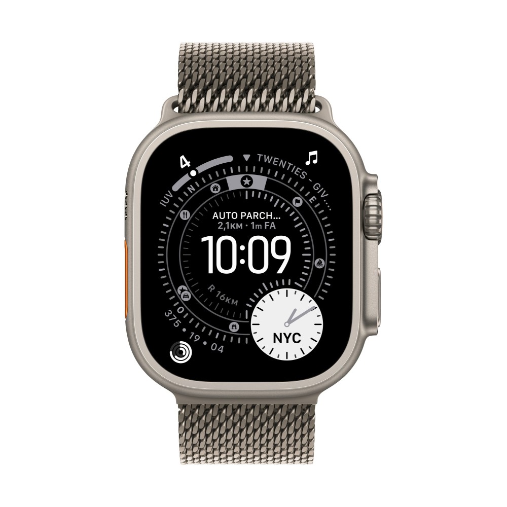 Apple MGHQ4ZM/A Smart Watch Band, Natural Titanium Apple MGHQ4ZM/A Smart Watch Band, Natural Titanium