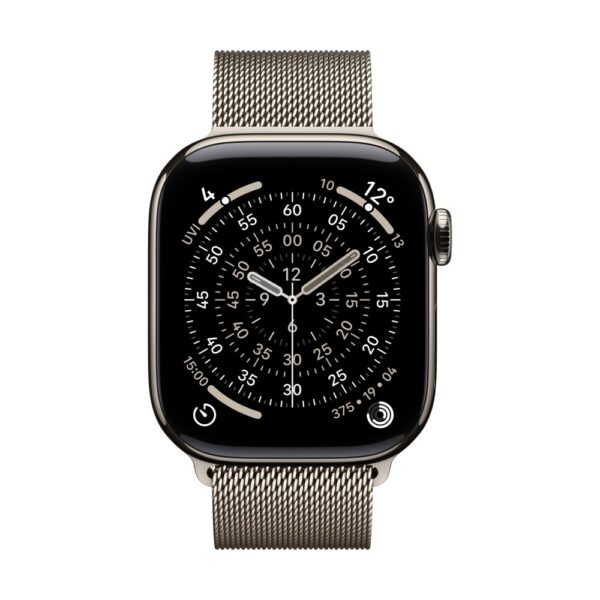 Apple Milanese Loop Smartwatch Band for Apple Watch 38/40/41/42mm Stainless Steel Natural
