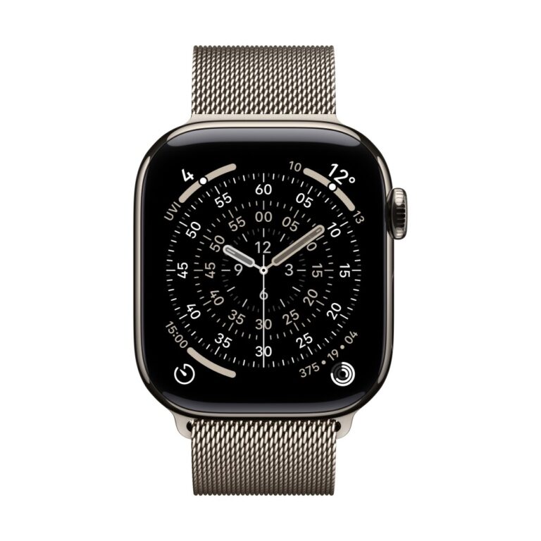 Apple Milanese Loop Smartwatch Band for Apple Watch 38/40/41/42mm Stainless Steel Natural