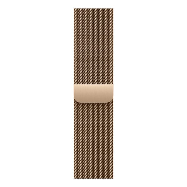 Apple Milanese Loop Watch Band for 38/40/41/42mm Apple Watch Gold Stainless Steel Magnetic Clasp