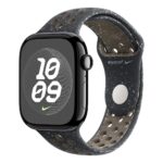 Apple MYL63ZM/A Smart Watch Band, Black Fluoroelastomer