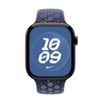 Apple Nike Sport Band for Apple Watch 44mm 45mm 46mm 49mm, M/L Blue Ribbon