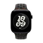 Apple Nike Sport Band Watch Band for Apple Watch 44mm 45mm 46mm 49mm S/M Midnight Black