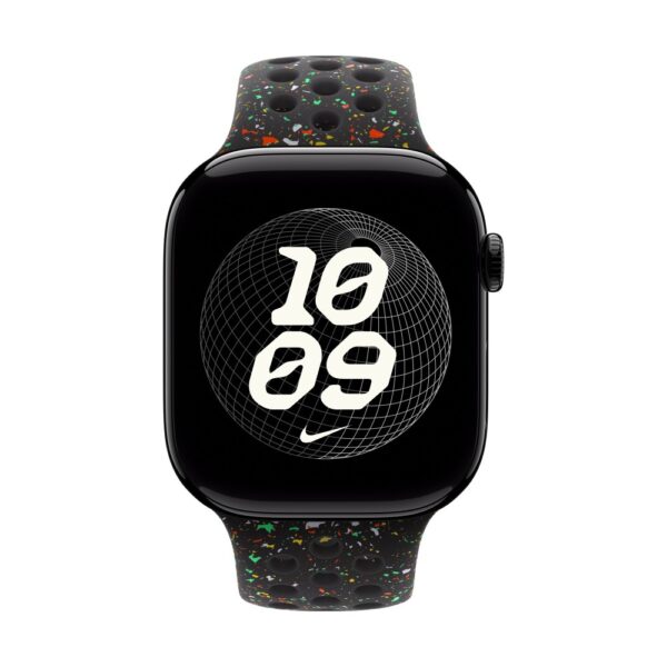Apple Nike Sport Band Watch Band for Apple Watch 44mm 45mm 46mm 49mm S/M Midnight Black