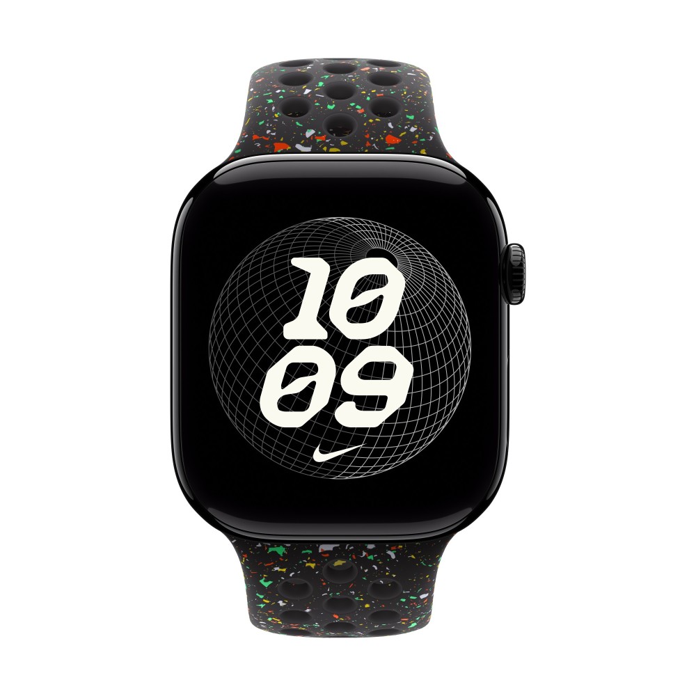 Apple Nike Sport Band Watch Band for Apple Watch 44mm 45mm 46mm 49mm S/M Midnight Black