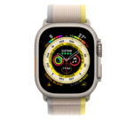 Apple Nylon Band Beige/Yellow