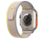 Apple Nylon Band Beige/Yellow
