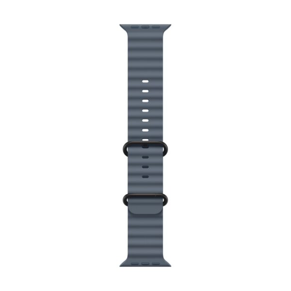 Apple Ocean Band for Watch 44mm, 45mm, 46mm, 49mm - Anchor Blue Fluoroelastomer, Titanium