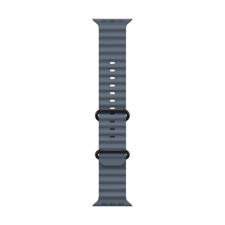 Apple Ocean Band for Watch 44mm, 45mm, 46mm, 49mm - Anchor Blue Fluoroelastomer, Titanium