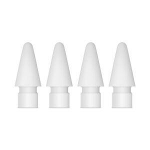 Apple Pencil Tips 4-Pack White for Apple Pencil Pro, Apple Pencil (2nd Gen), Apple Pencil (USB-C), Apple Pencil (1st Gen)