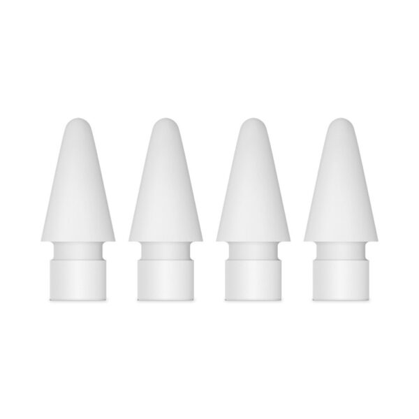 Apple Pencil Tips 4-Pack White for Apple Pencil Pro, Apple Pencil (2nd Gen), Apple Pencil (USB-C), Apple Pencil (1st Gen)