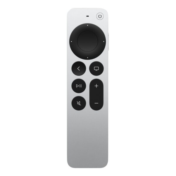 Apple Siri Remote (3rd Gen) IR/Bluetooth with USB-C, Microphone, Black/Silver for Apple TV