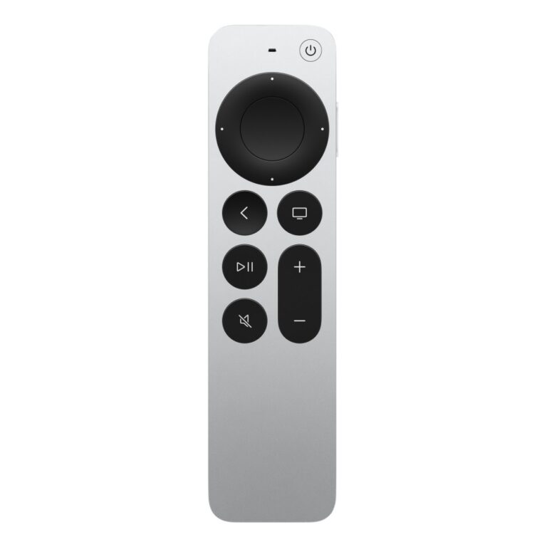 Apple Siri Remote (3rd Gen) IR/Bluetooth with USB-C, Microphone, Black/Silver for Apple TV