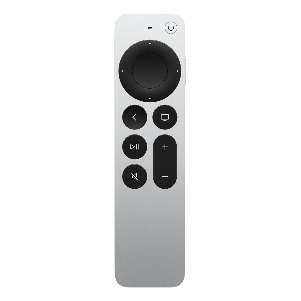 Apple Siri Remote (3rd Gen) IR/Bluetooth with USB-C, Microphone, Black/Silver for Apple TV