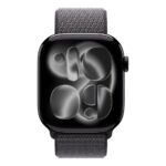 Apple Sport Loop Band for Apple Watch 44/45/46/49mm Dark Grey Nylon Recycled Polyester Spandex
