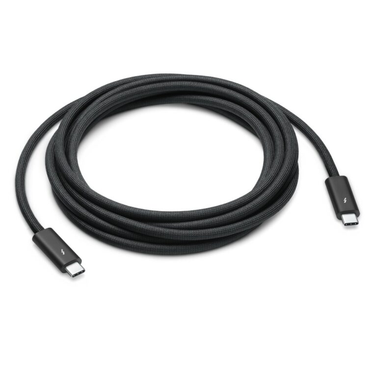 Apple Thunderbolt 4 (USB-C) Pro Cable 3m Black 40Gb/s 100W Power Delivery Male to Male