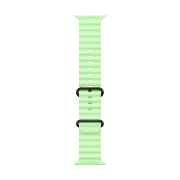 Apple Titanium Band with Green Fluoroelastomer