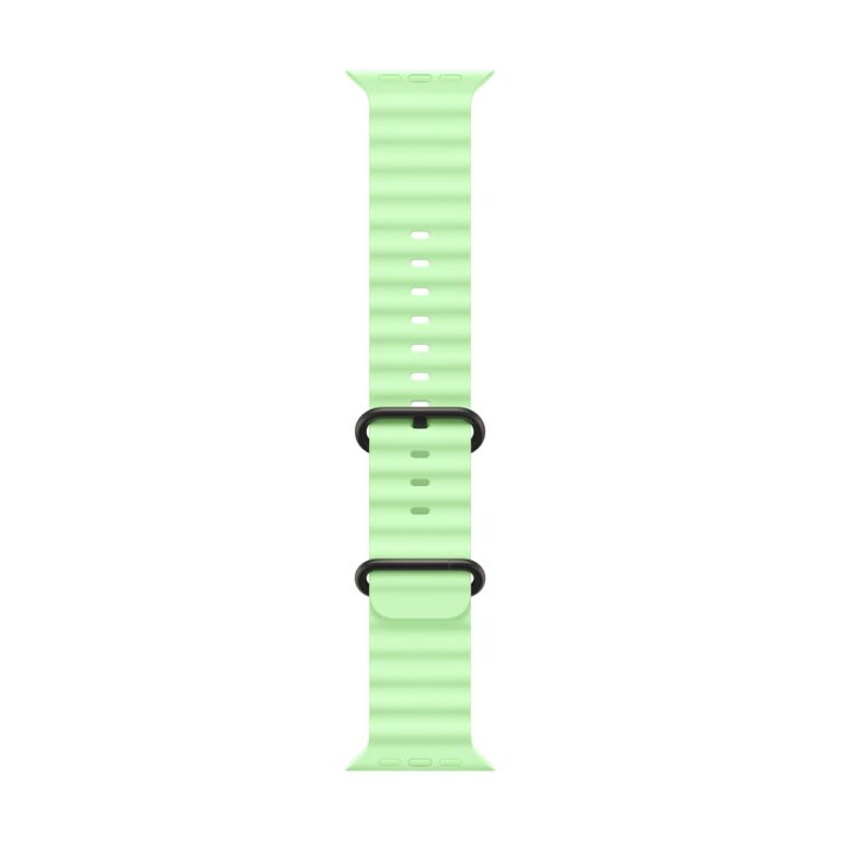 Apple Titanium Band with Green Fluoroelastomer