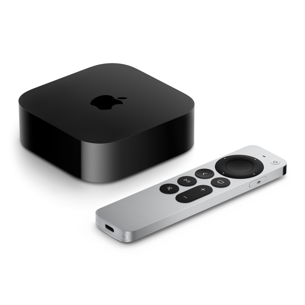 Apple TV 4K Black, Silver 128 GB Wi-Fi Ethernet LAN