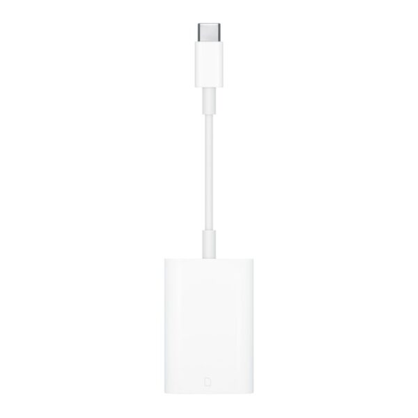 Apple USB-C to SD Card Reader - White, USB 2.0 Type-C, for iPhone, iPad & Mac Devices