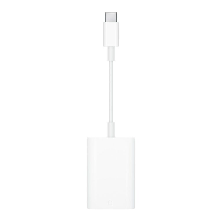 Apple USB-C to SD Card Reader - White, USB 2.0 Type-C, for iPhone, iPad & Mac Devices