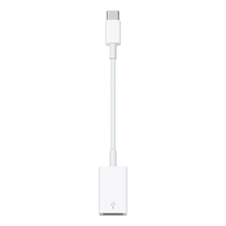 Apple USB-C to USB Adapter Cable White for iPhone, iPad, Mac MW5L3ZM/A