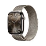 Apple Watch S10 (Demo) GPS+Cellular 46mm Natural Titanium Milanese Loop
