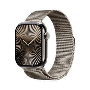 Apple Watch S10 (Demo) GPS+Cellular 46mm Natural Titanium Milanese Loop