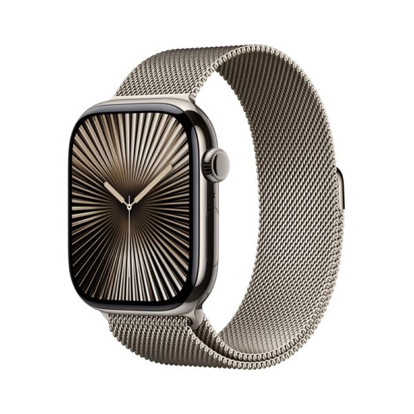 Apple Watch S10 (Demo) GPS+Cellular 46mm Natural Titanium Milanese Loop