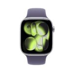 Apple Watch S11 GPS 46mm Silver Aluminium with Purple Fog Sport Band M/L