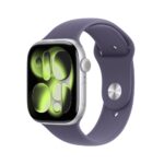 Apple Watch S11 GPS 46mm Silver Aluminium with Purple Fog Sport Band M/L