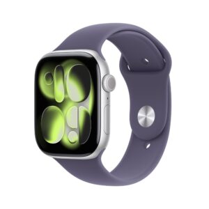 Apple Watch S11 GPS 46mm Silver Aluminium with Purple Fog Sport Band M/L