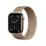 Apple Watch S11 GPS + Cellular 42mm Gold Titanium with Gold Milanese Loop