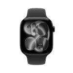 Apple Watch S11 GPS + Cellular 46mm Jet Black Aluminium with Black Sport Band S/M
