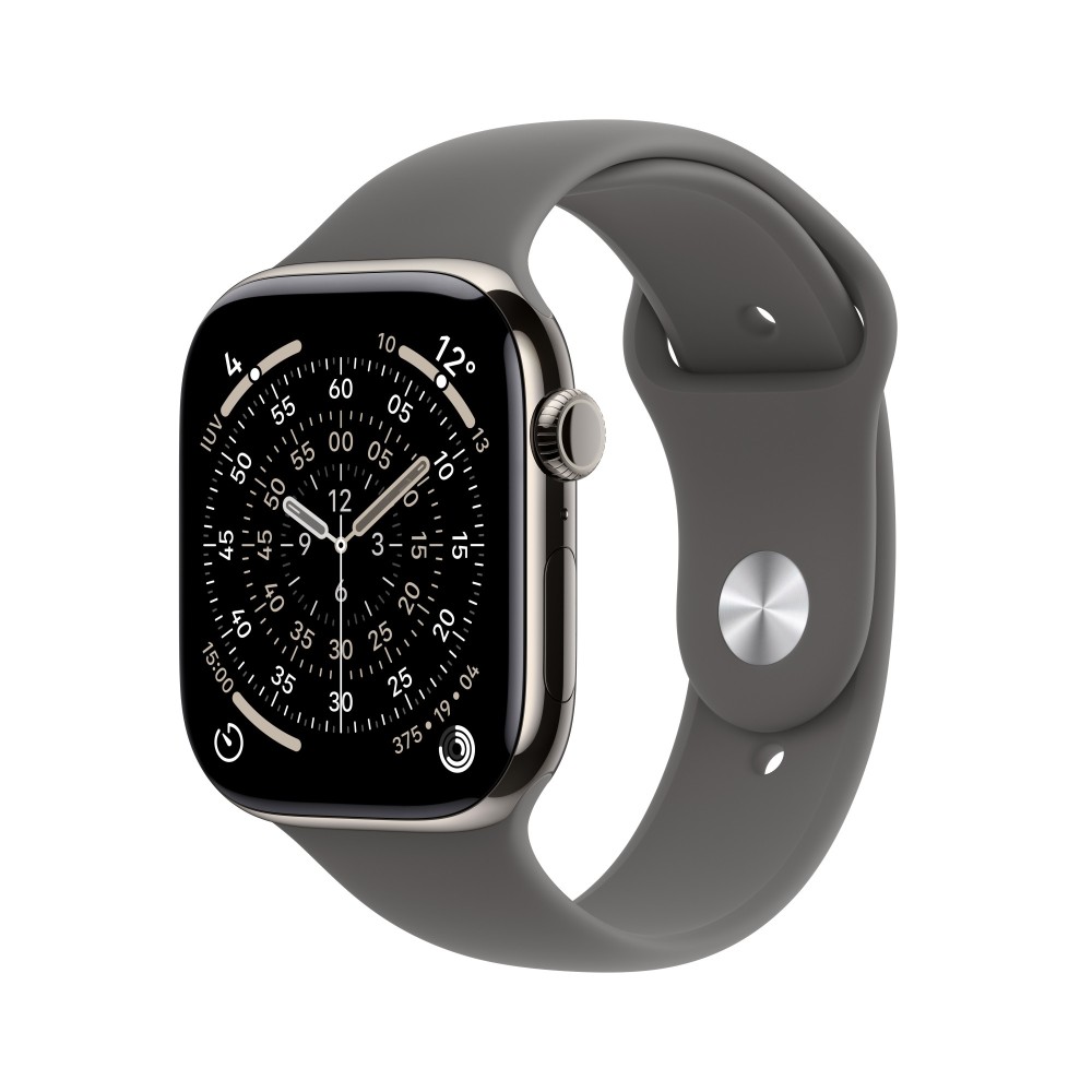 Apple Watch S11 GPS + Cellular 46mm Natural Titanium Stone Grey S/M