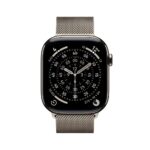 Apple Watch S11 GPS + Cellular 46mm Natural Titanium w/ Milanese Loop S/M
