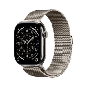 Apple Watch S11 GPS + Cellular 46mm Natural Titanium w/ Milanese Loop S/M