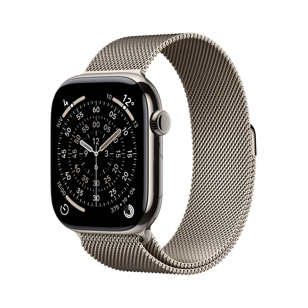 Apple Watch S11 GPS + Cellular 46mm Natural Titanium w/ Milanese Loop S/M Apple Watch S11 GPS + Cellular 46mm Natural Titanium w/ Milanese Loop S/M