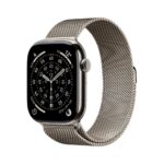 Apple Watch S11 GPS + Cellular 46mm Natural Titanium with Milanese Loop