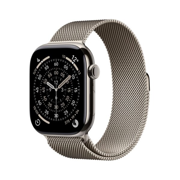 Apple Watch S11 GPS + Cellular 46mm Natural Titanium with Milanese Loop